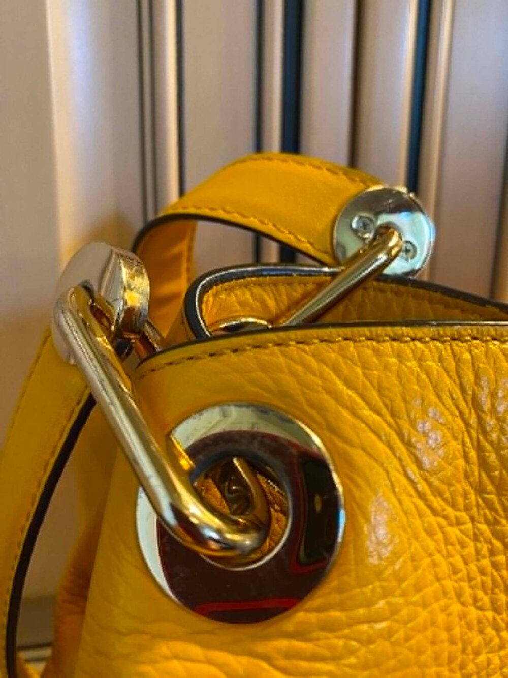 Michael Kors Raven Leather Shoulder Bag - Picture 10 of 13
